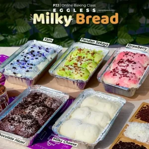 PJJ Eggless Milky Bread (5 Resepi)