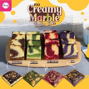 PJJ Creamy Marble Cake (4 Resepi)
