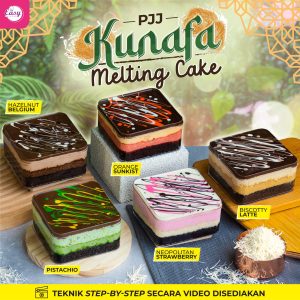 PJJ Kunafa Melting Cake (5 Resepi)
